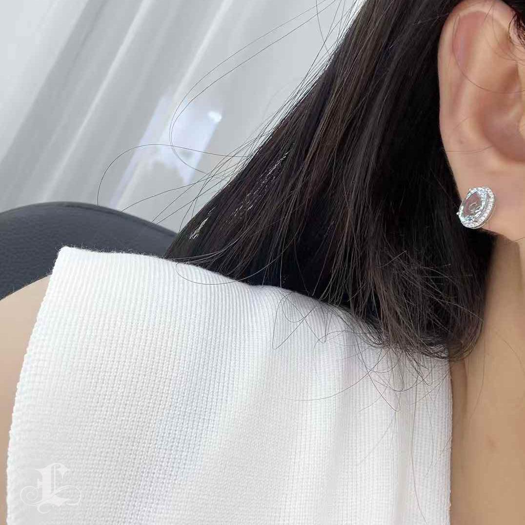 【Caelmare】Aurora South Sea Pearl & Aquamarine Convertible Earrings en vente 4