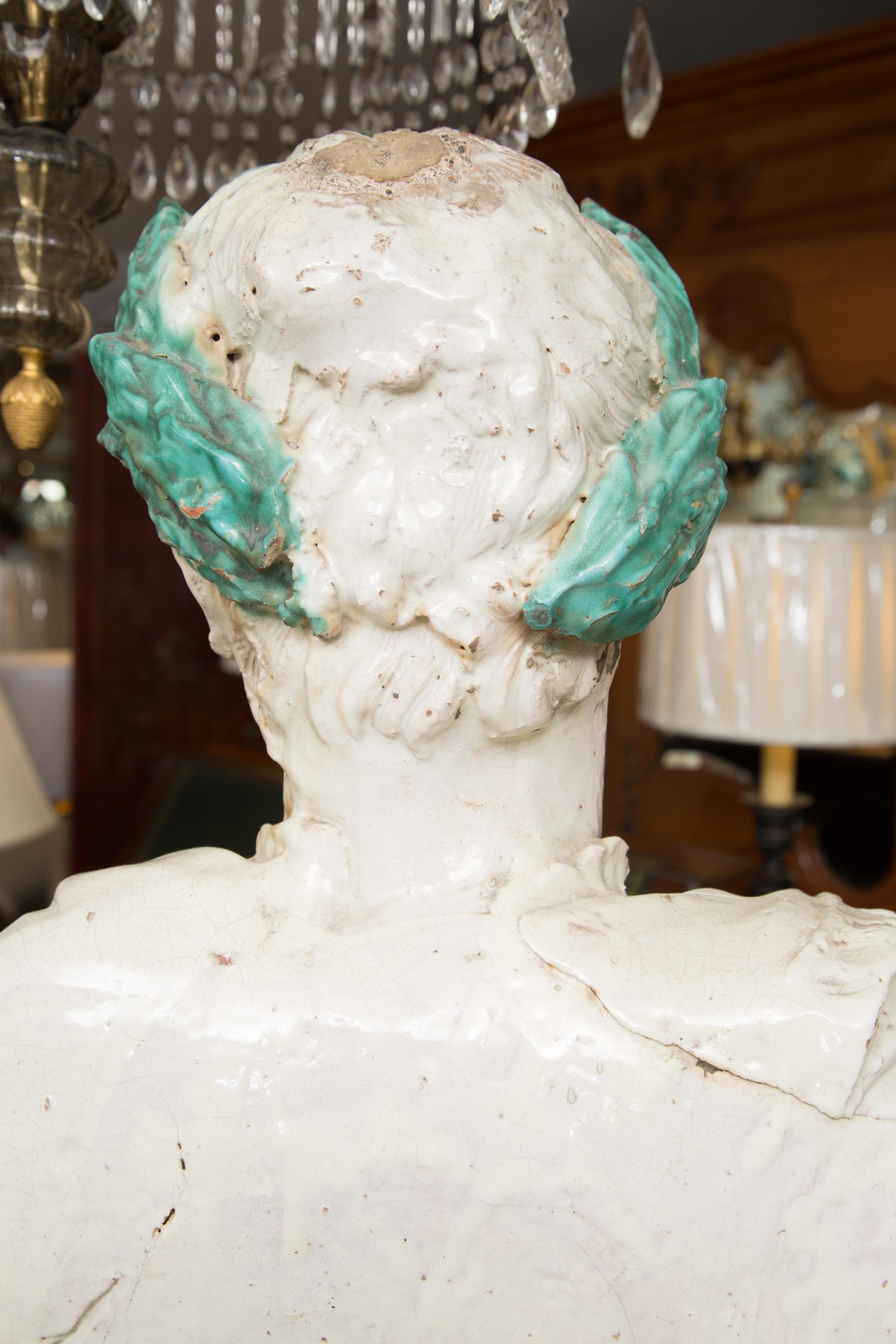 Caesar Style Glazed Busts 4