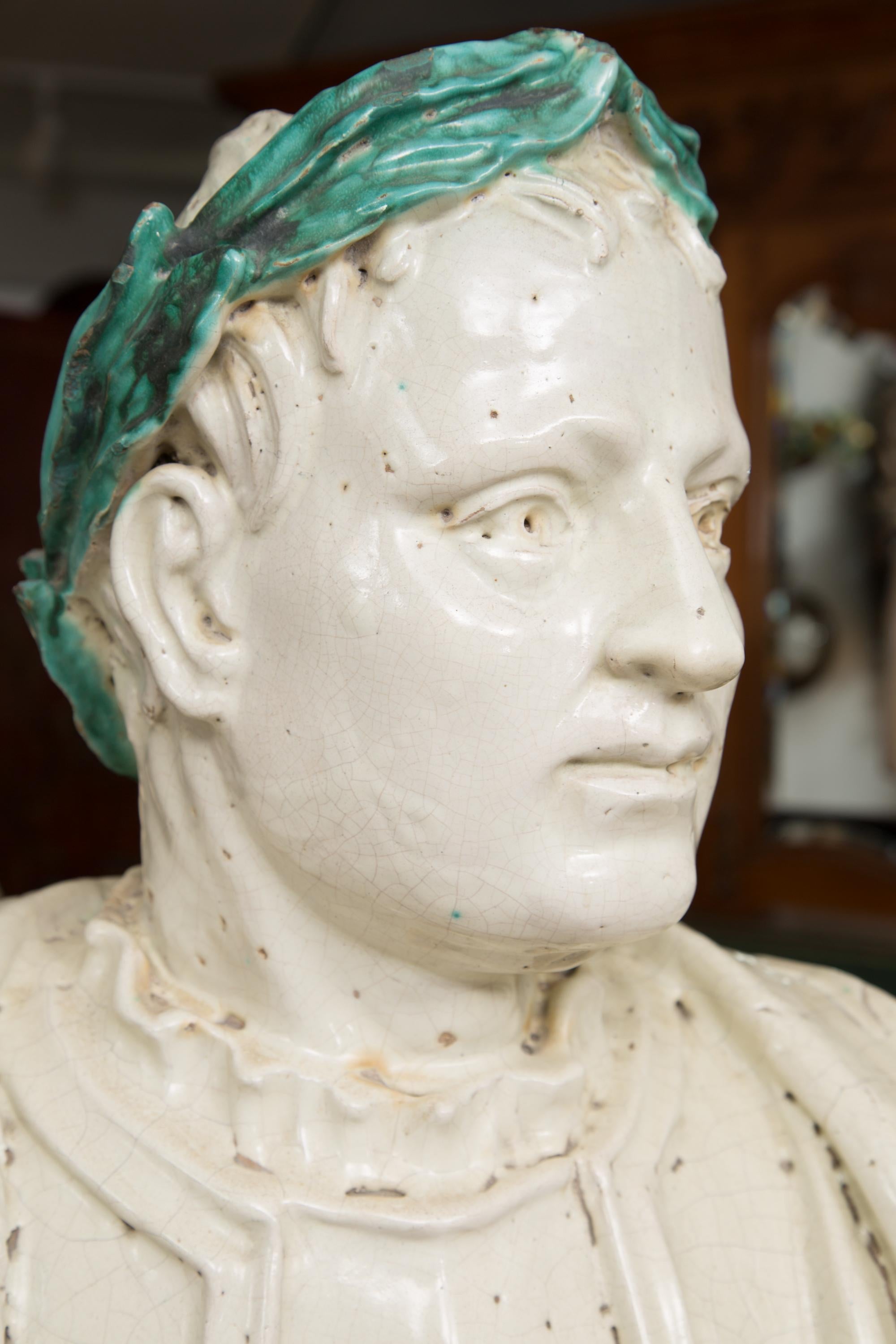 Caesar Style Glazed Busts 1
