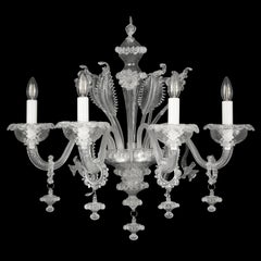 Aplique Rezzonico 4 brazos Cristal Soplado Artístico Caesar by Multiforme