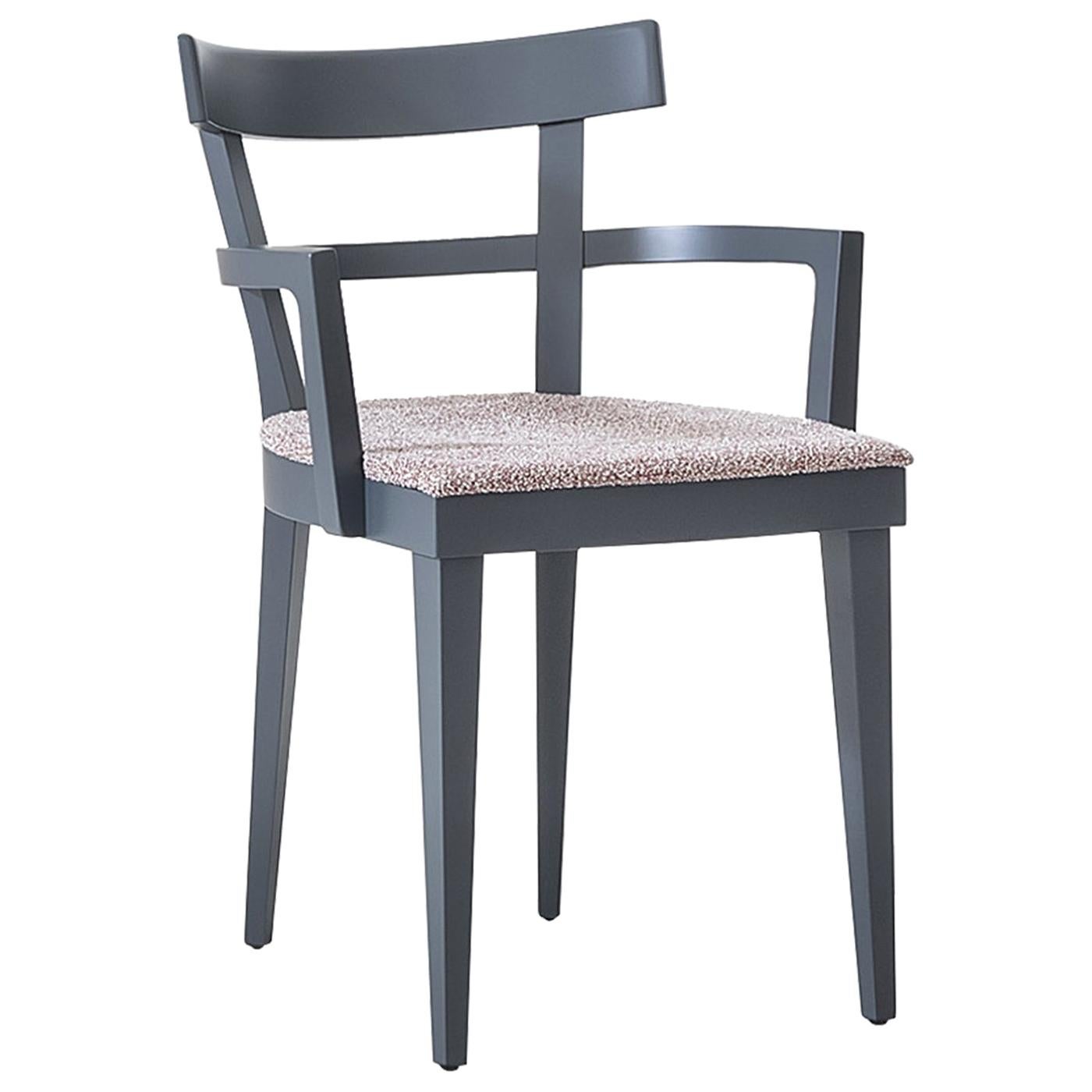 Cafè 461/l Gray Chair by Werther Toffoloni For Sale