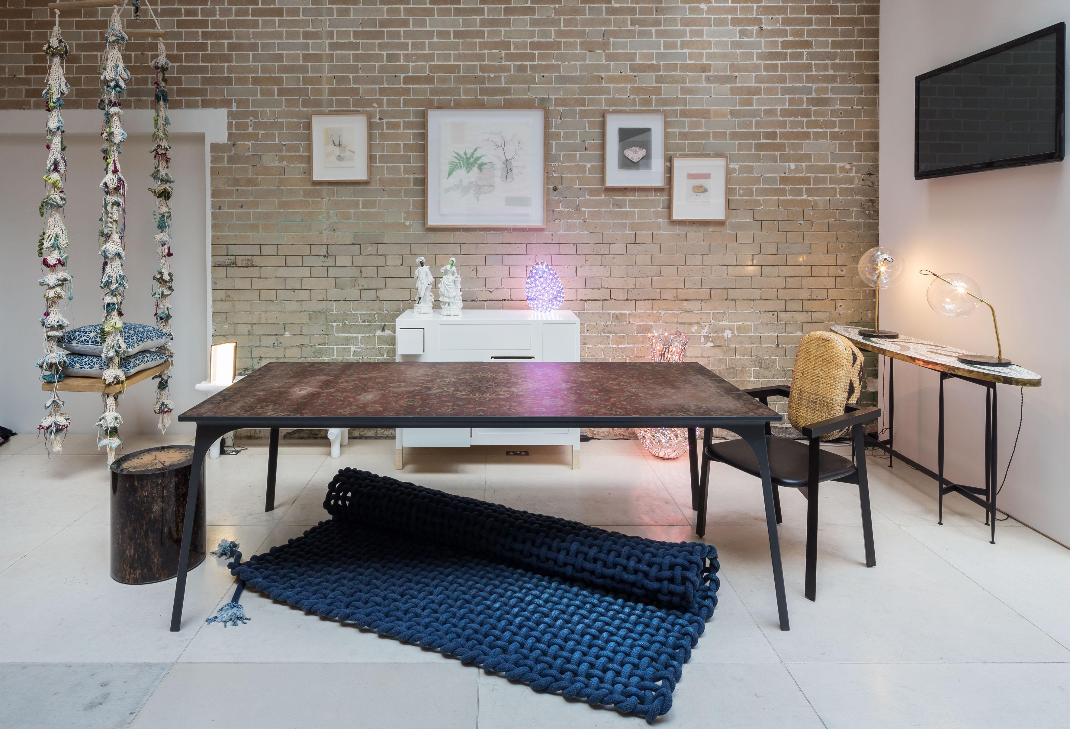 Contemporary Café 6116, Persian Carpet Table For Sale