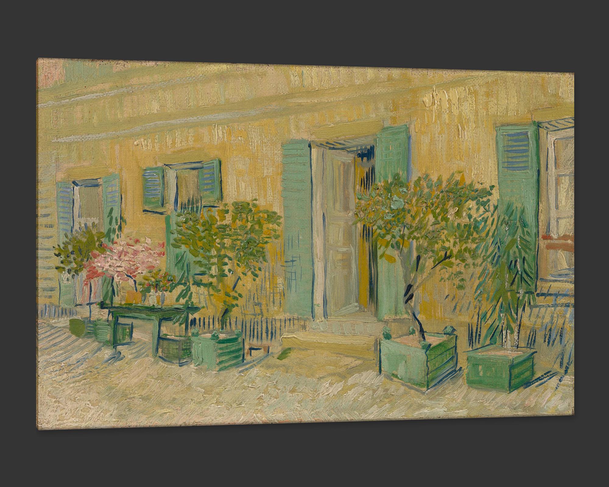 Modern Cafe in Asnières, after Impressionist Oil Painting by Vincent Van Gogh For Sale