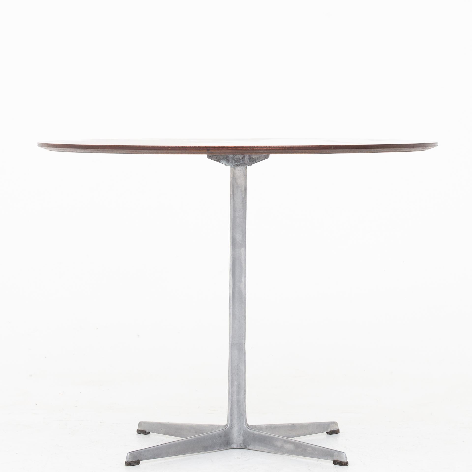 20th Century Café Table by Arne Jacobsen