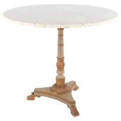 Cafe Table Marble Top