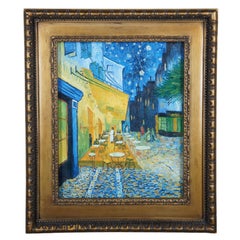 Café Terrace at Night After Vincent Van Gogh Oil Painting Canvas Impressionist