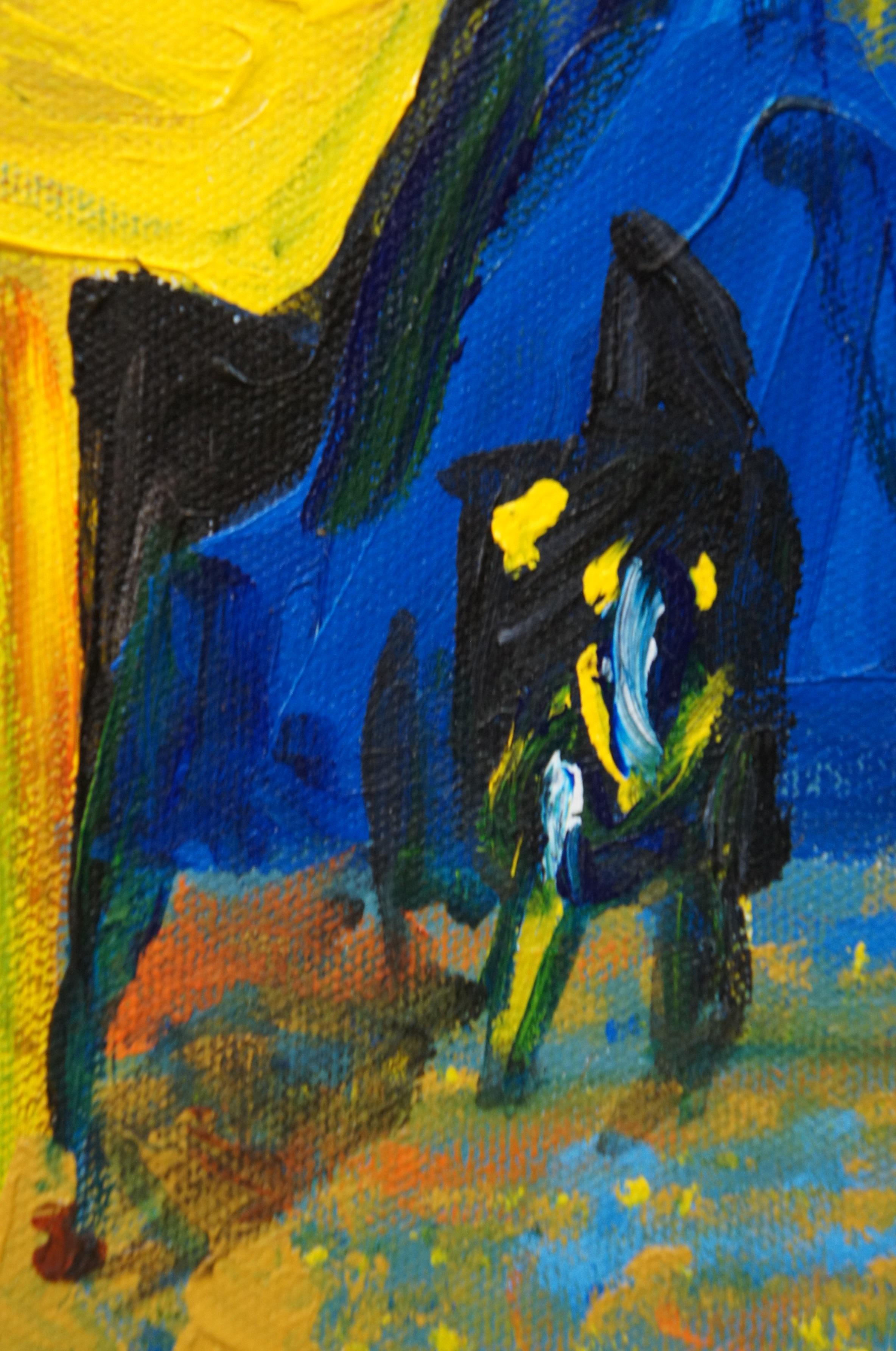 Cafe Terrace at Night Impressionist Oil Painting After Vincent Van Gogh 40