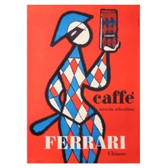 Caffe Ferrari Miscela Arlecchino Original Retro Poster