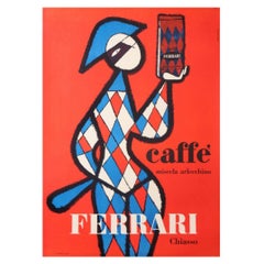 Caffe Ferrari Miscela Arlecchino Poster originale d'epoca