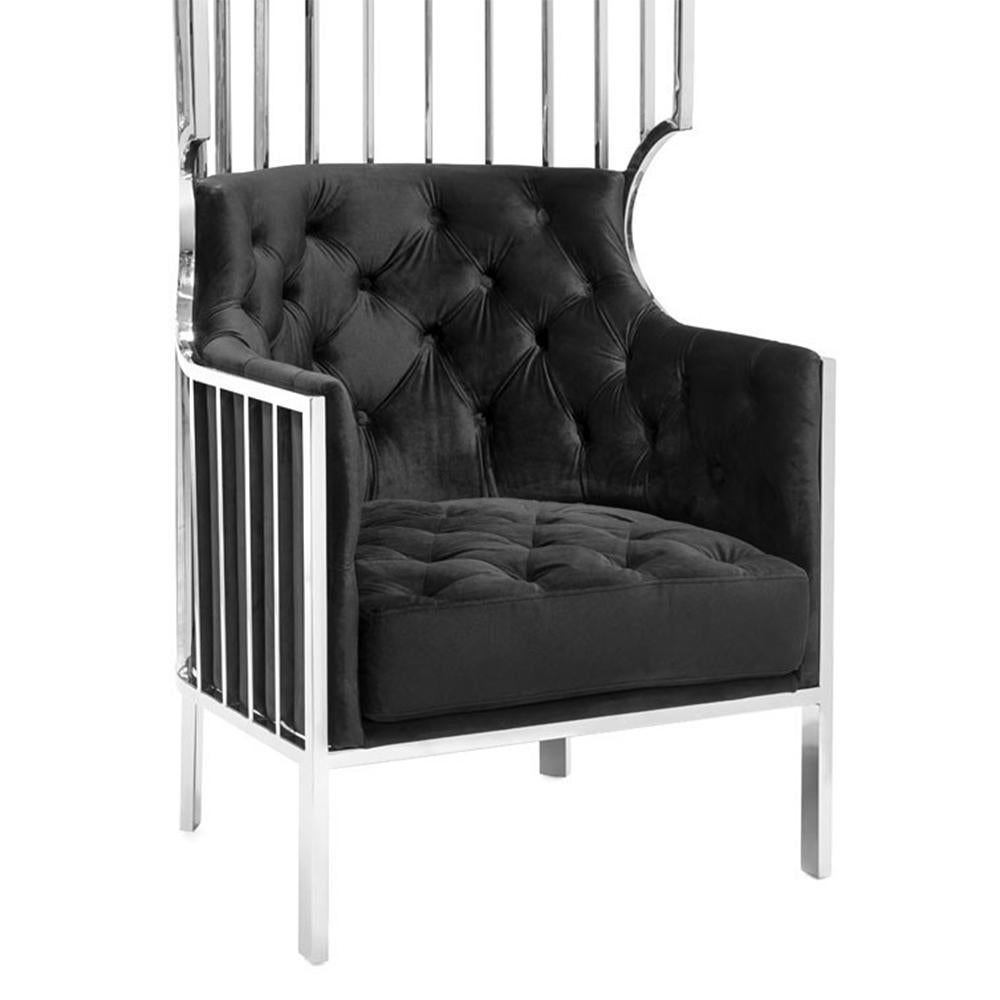 Italian Cage Armchair For Sale