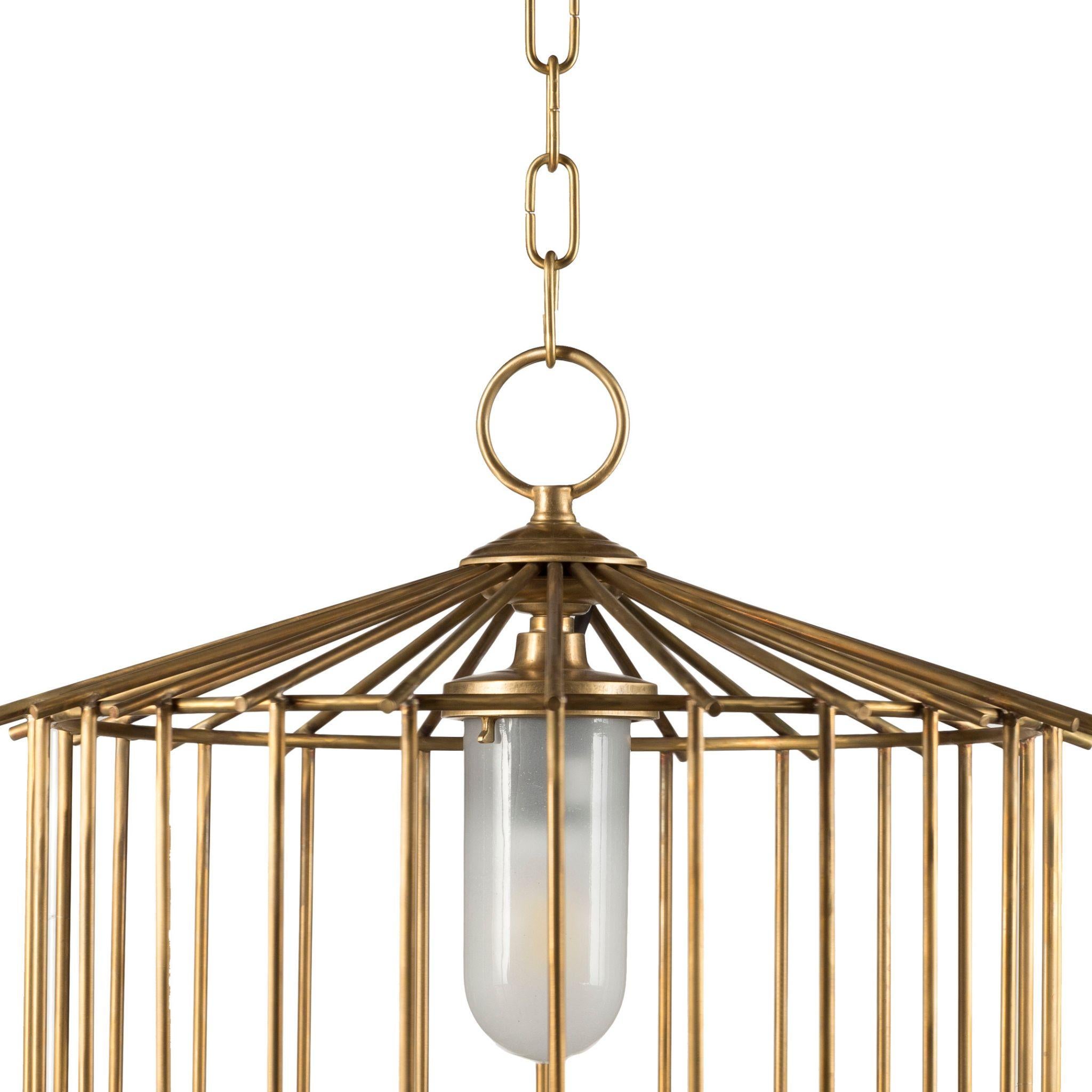 Cage Chandelier for Outdoor In New Condition For Sale In Firenze, FI