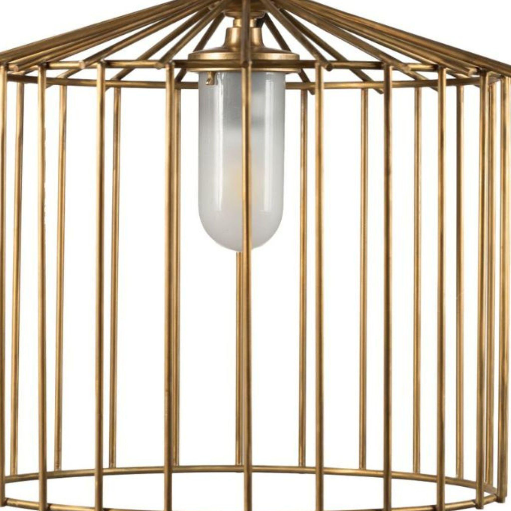 Contemporary Cage Chandelier for Outdoor For Sale