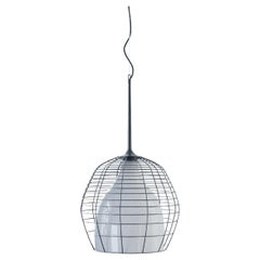 CAGE Large Suspension lamp in Black-white by Diesel Living with Lodes