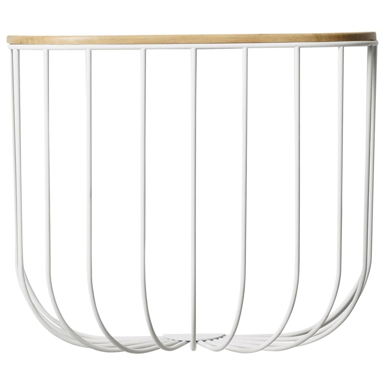 Cage Shelf, White or Light Ash