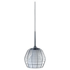 CAGE Small Suspension lamp in Black-White by Diesel Living with Lodes