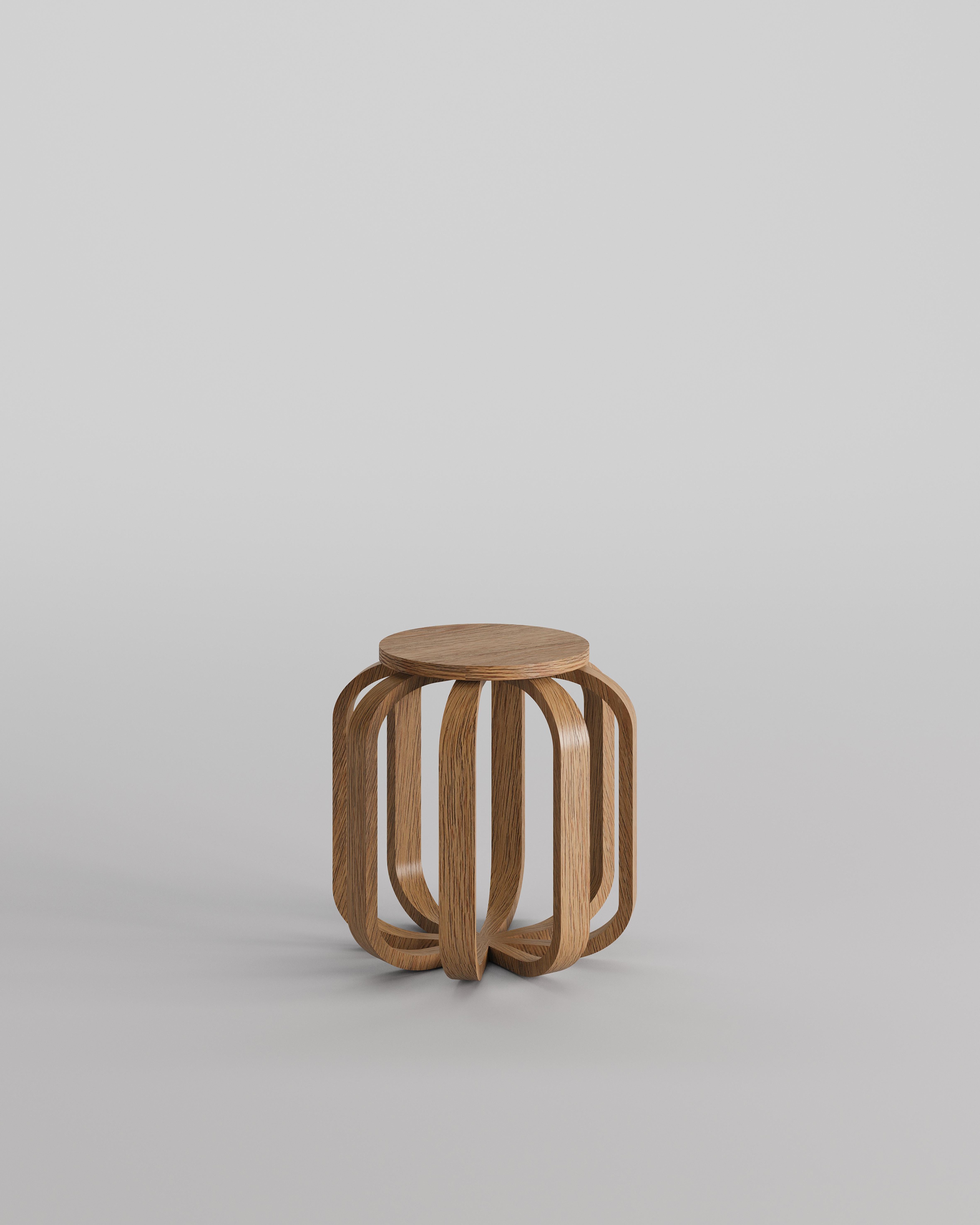 Autre Tabouret Cage en acier inoxydable par Tuğçe Steele en vente