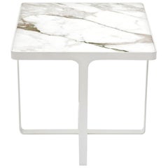 Cage White Side Table by Gordon Guillaumier