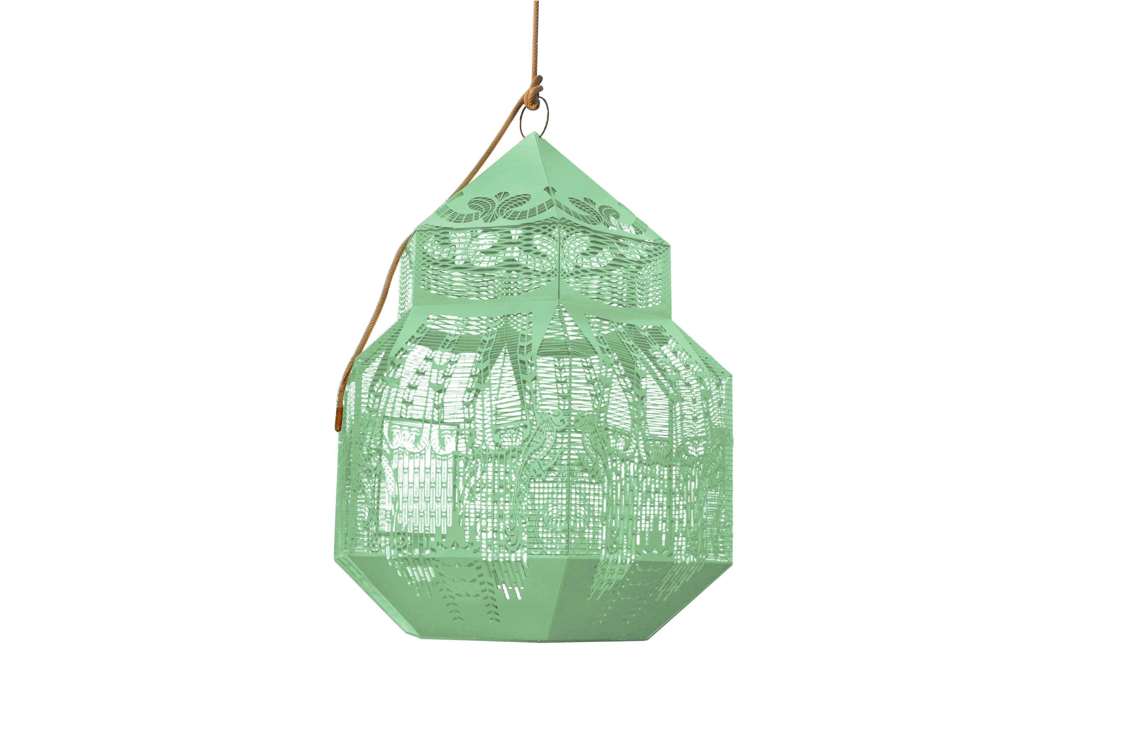 Caged Beauty 170 Pastellblauer dekorativer Vogelkäfig von JSPR im Angebot 8