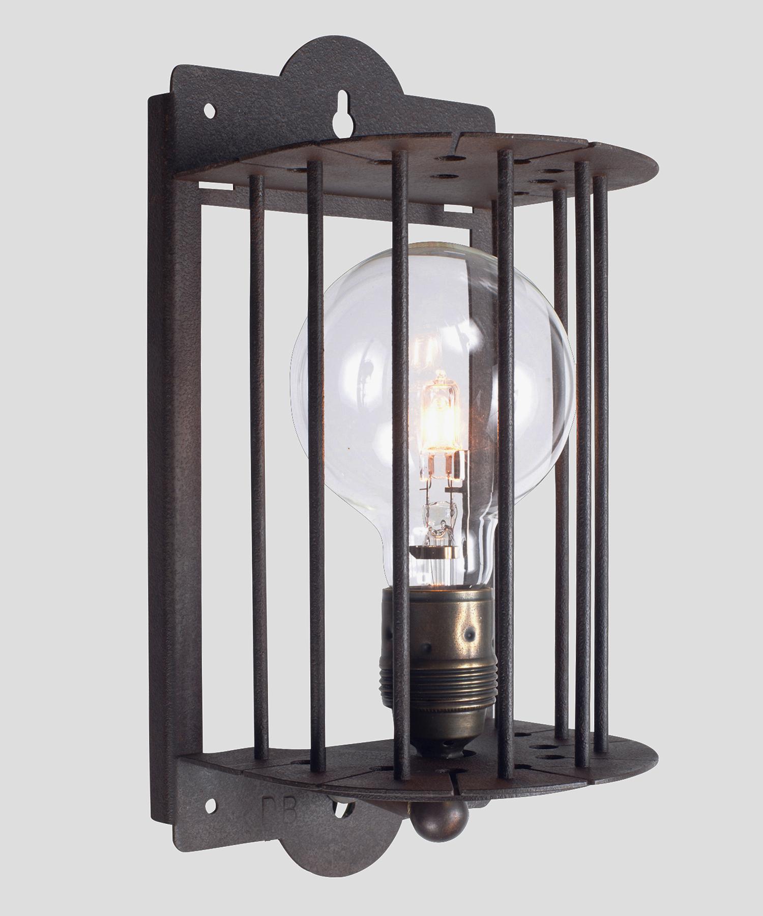Italian Caged Metal Sconce, Italy, 21st Century