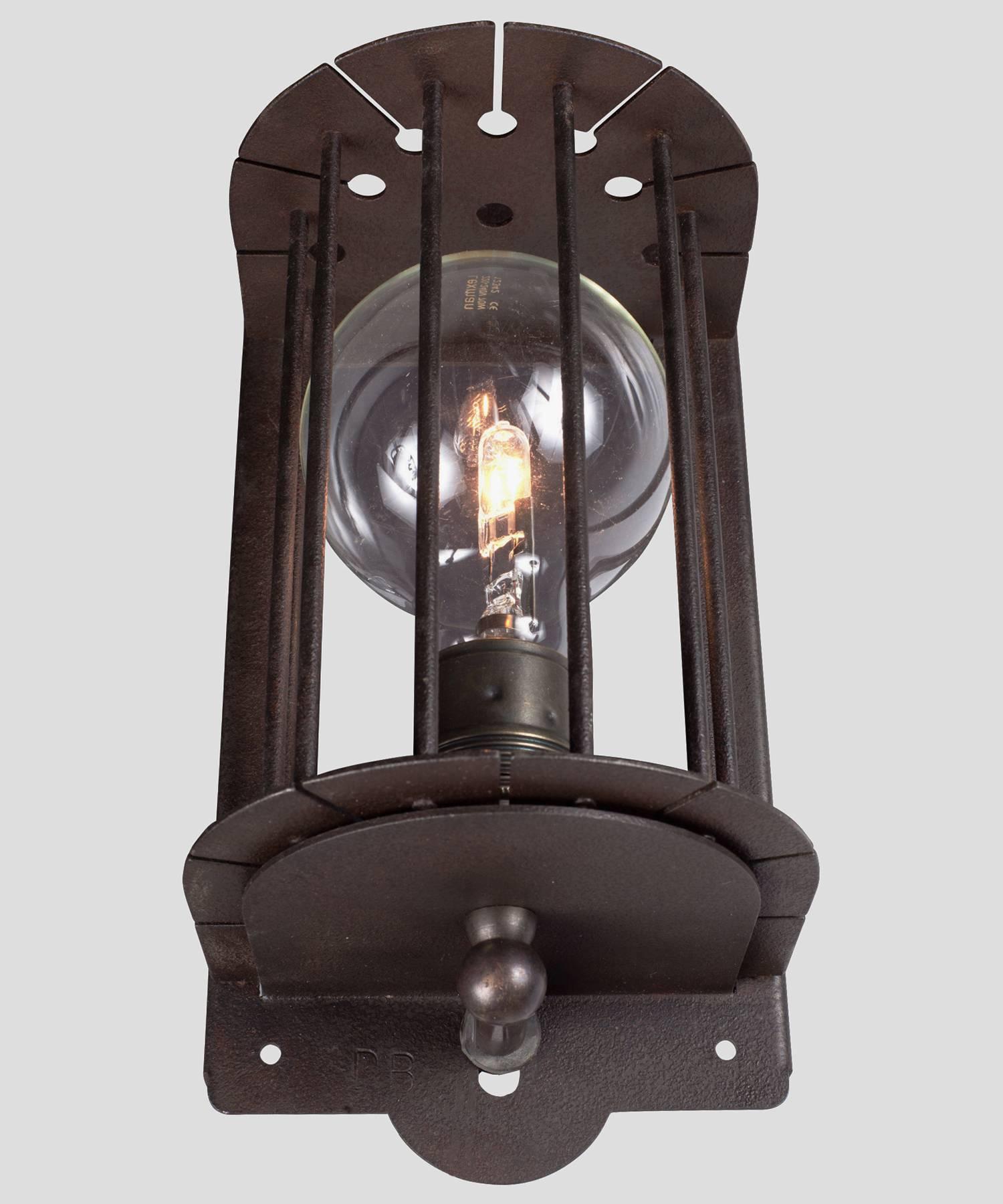 Industrial Caged Metal Sconce, Italy, 21st Century