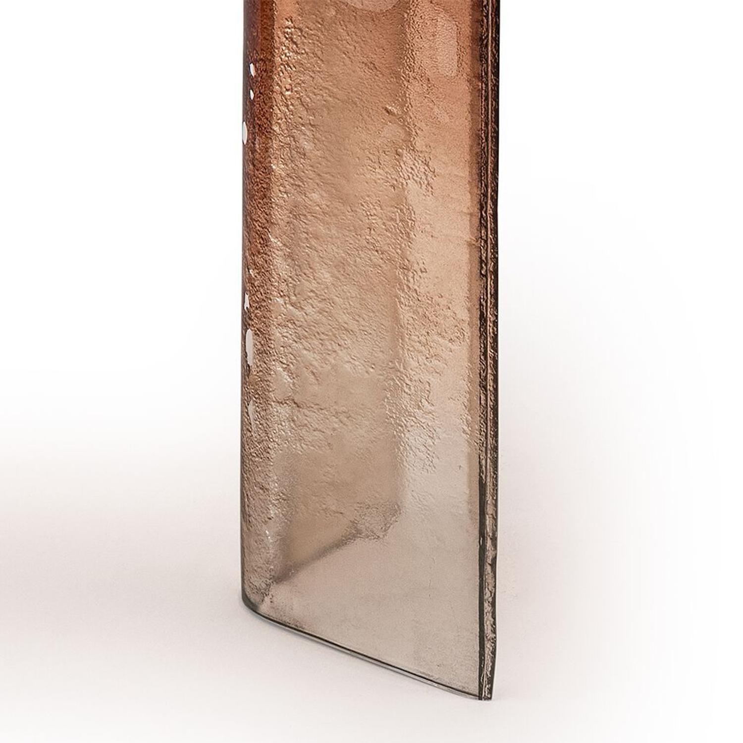 Bronzed Cagliari Glass Console Table For Sale