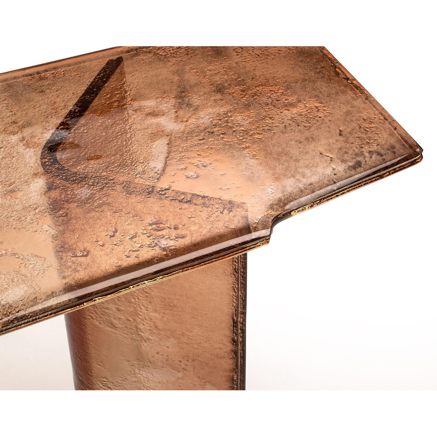Cagliari Glass Console Table For Sale 1