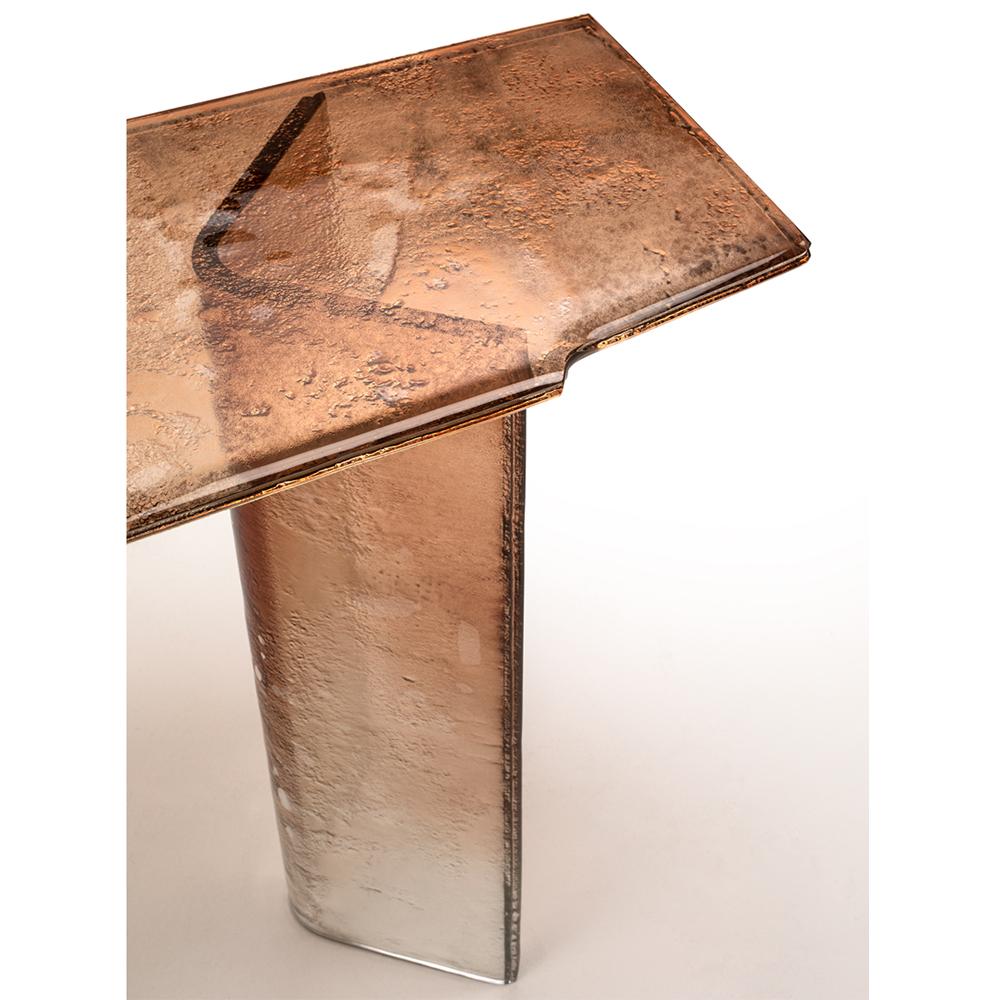 Cagliari Glass Console Table For Sale 2