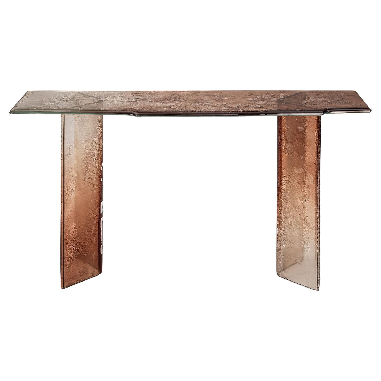 Cagliari Glass Console Table