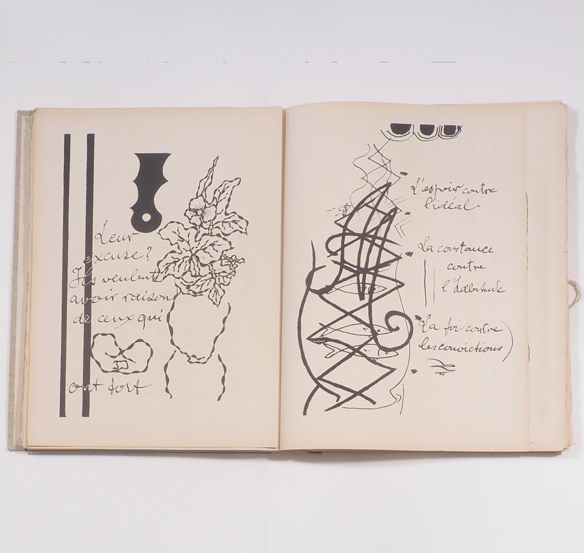 Cahier de Georges Braque 1917-1955 First Edition Book 1956 In Good Condition In London, GB