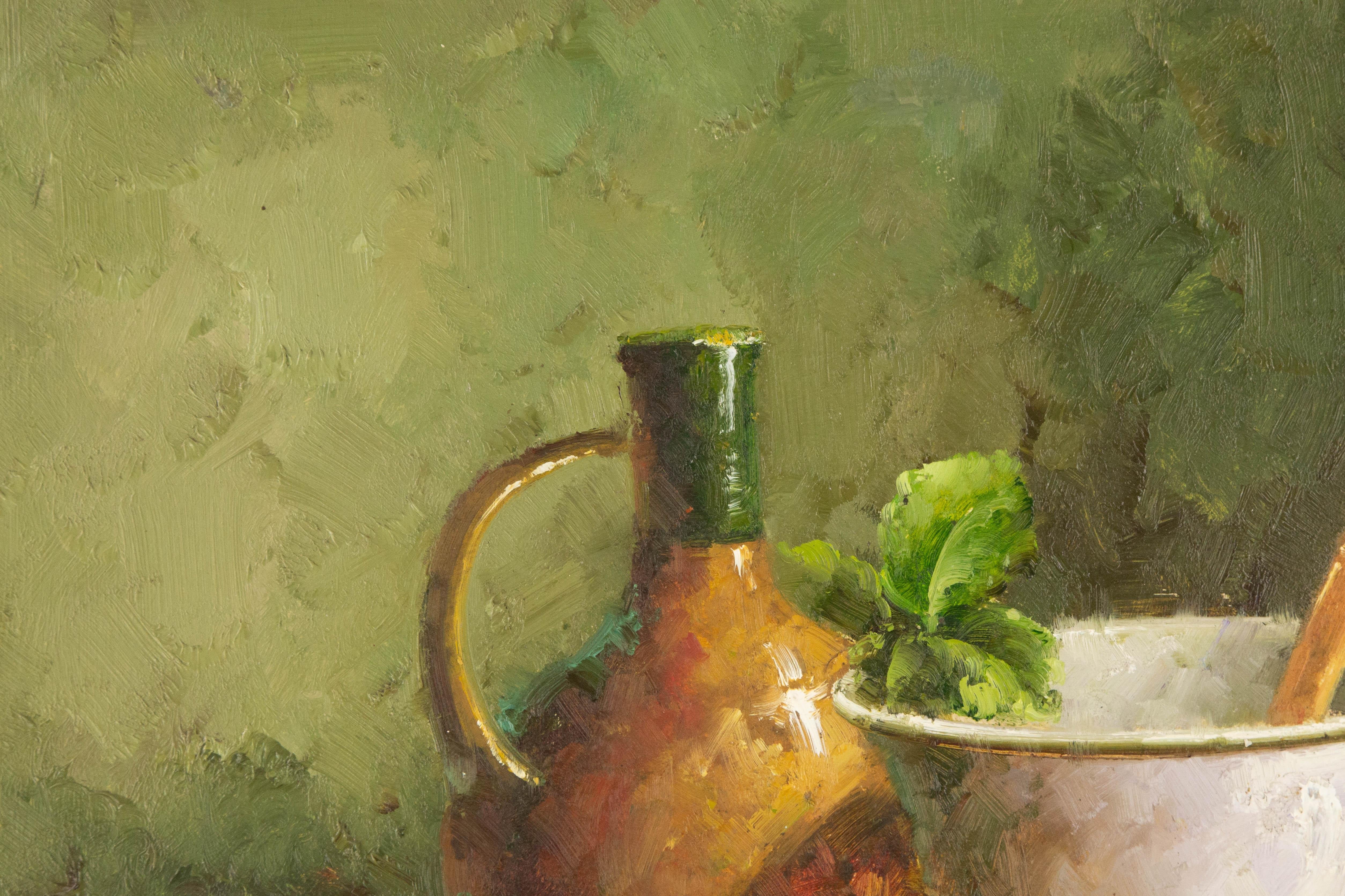 Caihong Xu Still Life Original Oil On Canvas 
