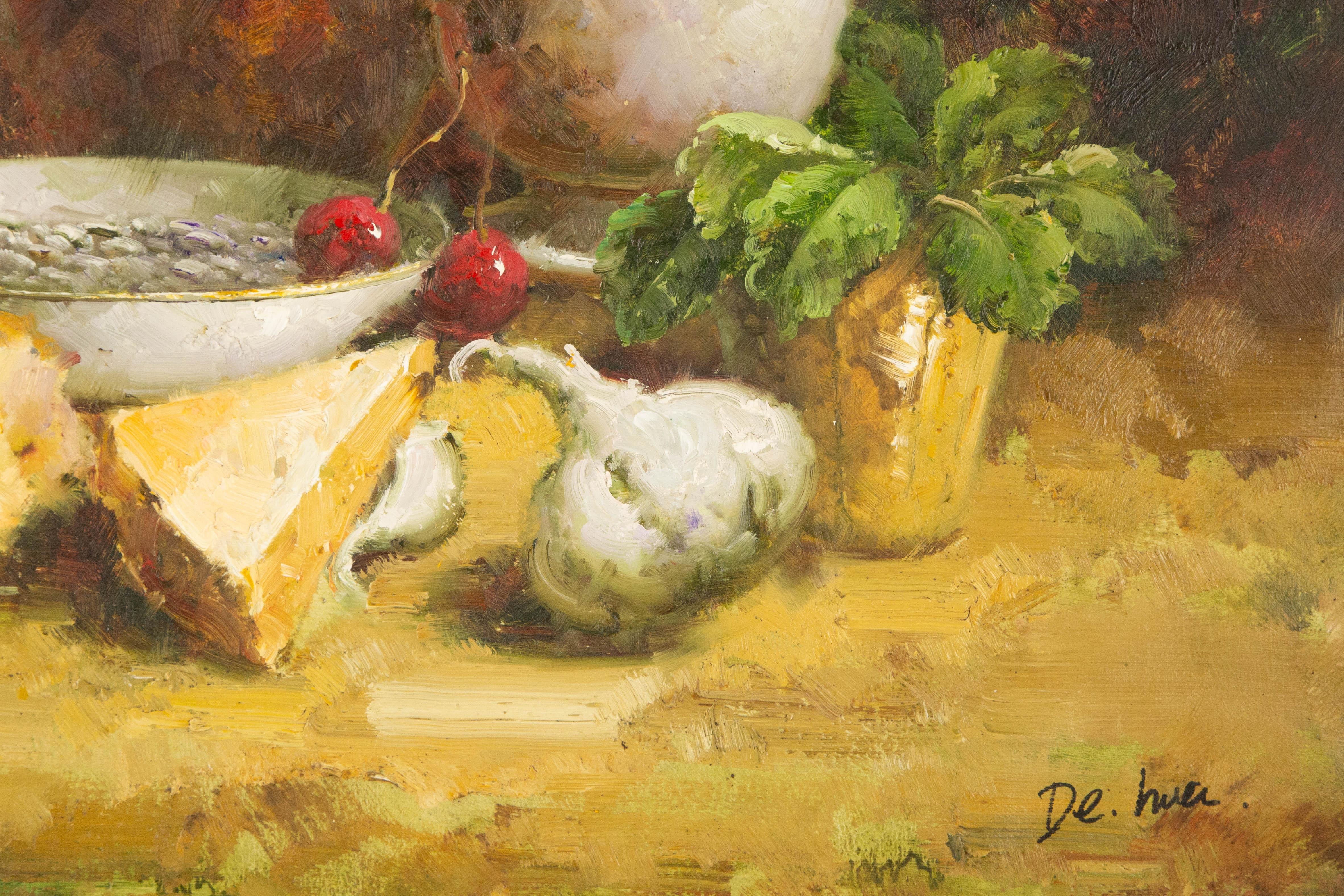 Caihong Xu Still Life Original Oil On Canvas 