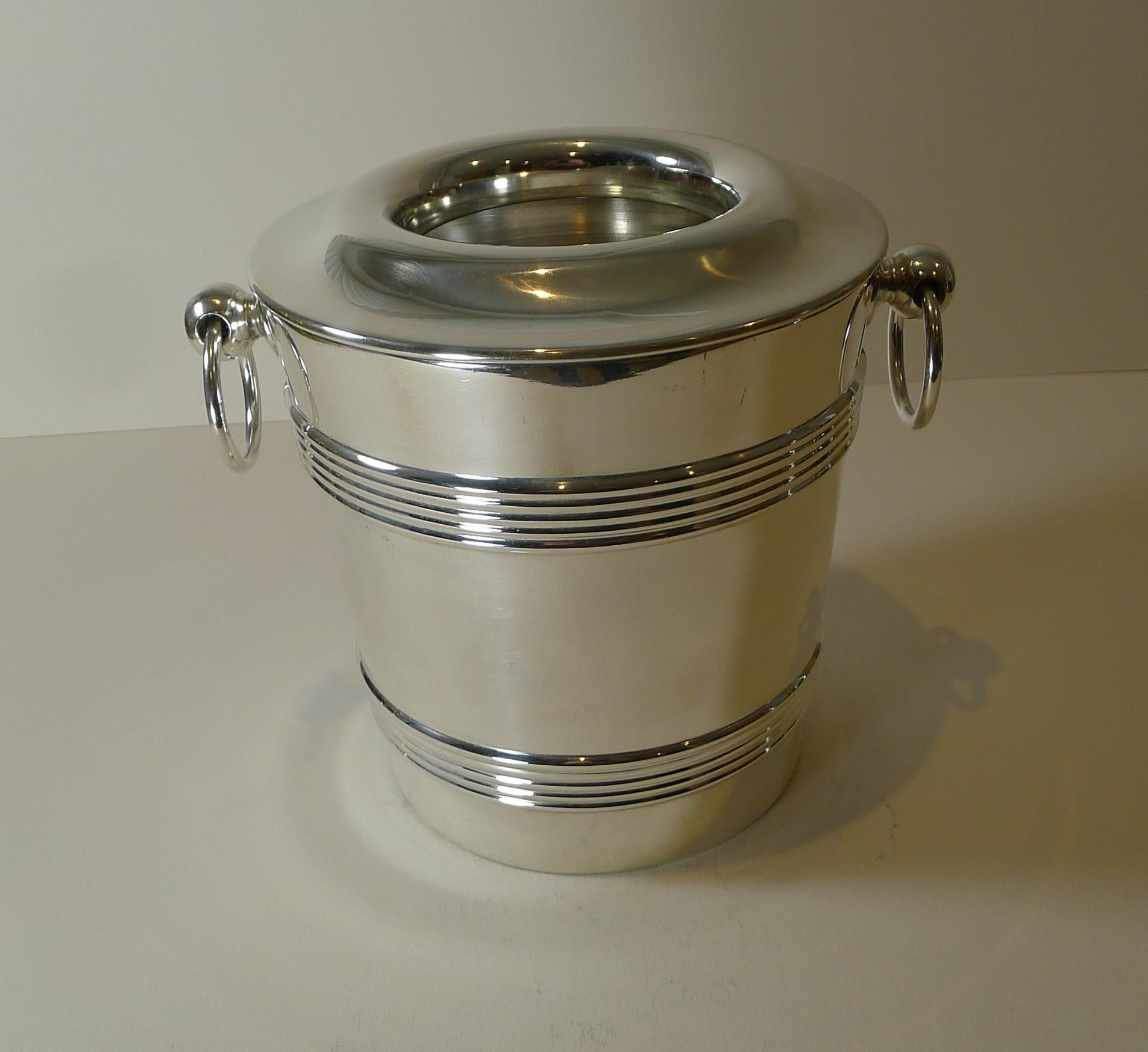 art deco ice bucket