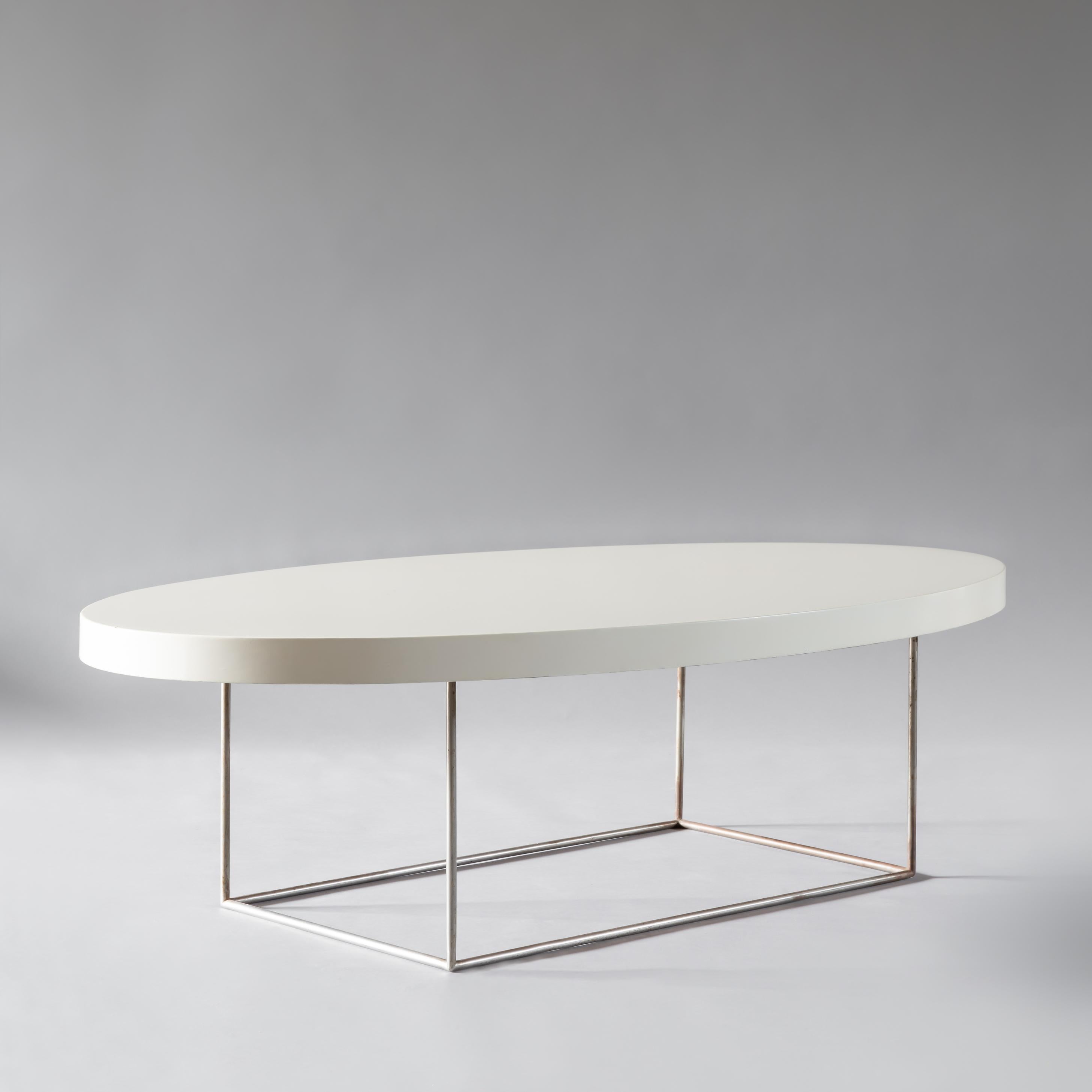 Mid-Century Modern CAILLETTE René-Jean, Coffee table, Unique piece, made by Charron, circa 1962 For Sale