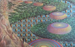 Dream Stream, Acrylic on Canvas Painting by Caio Locke, 2020