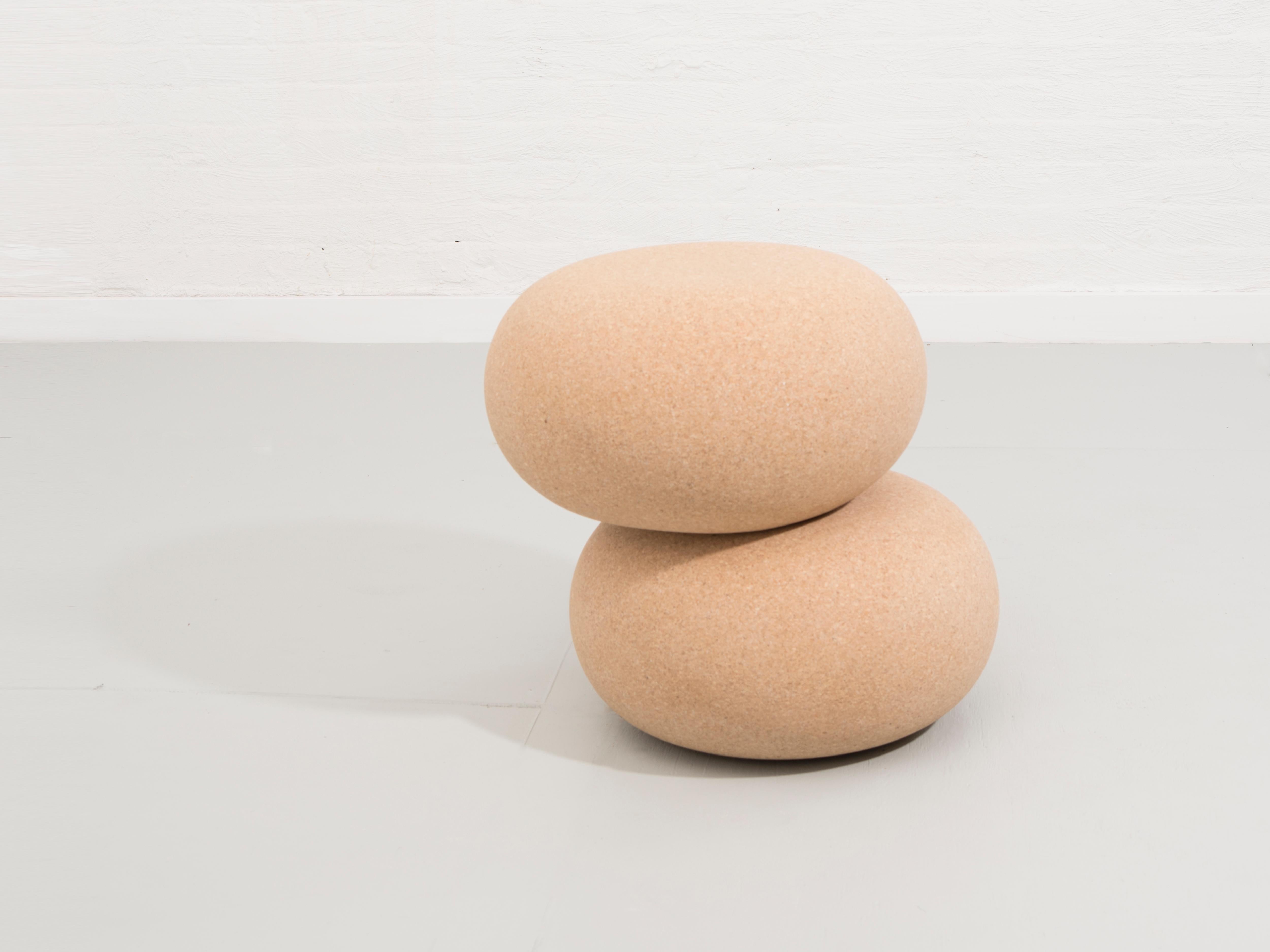 Cairn Sculptural Cork Side Table by Pat Kim 2