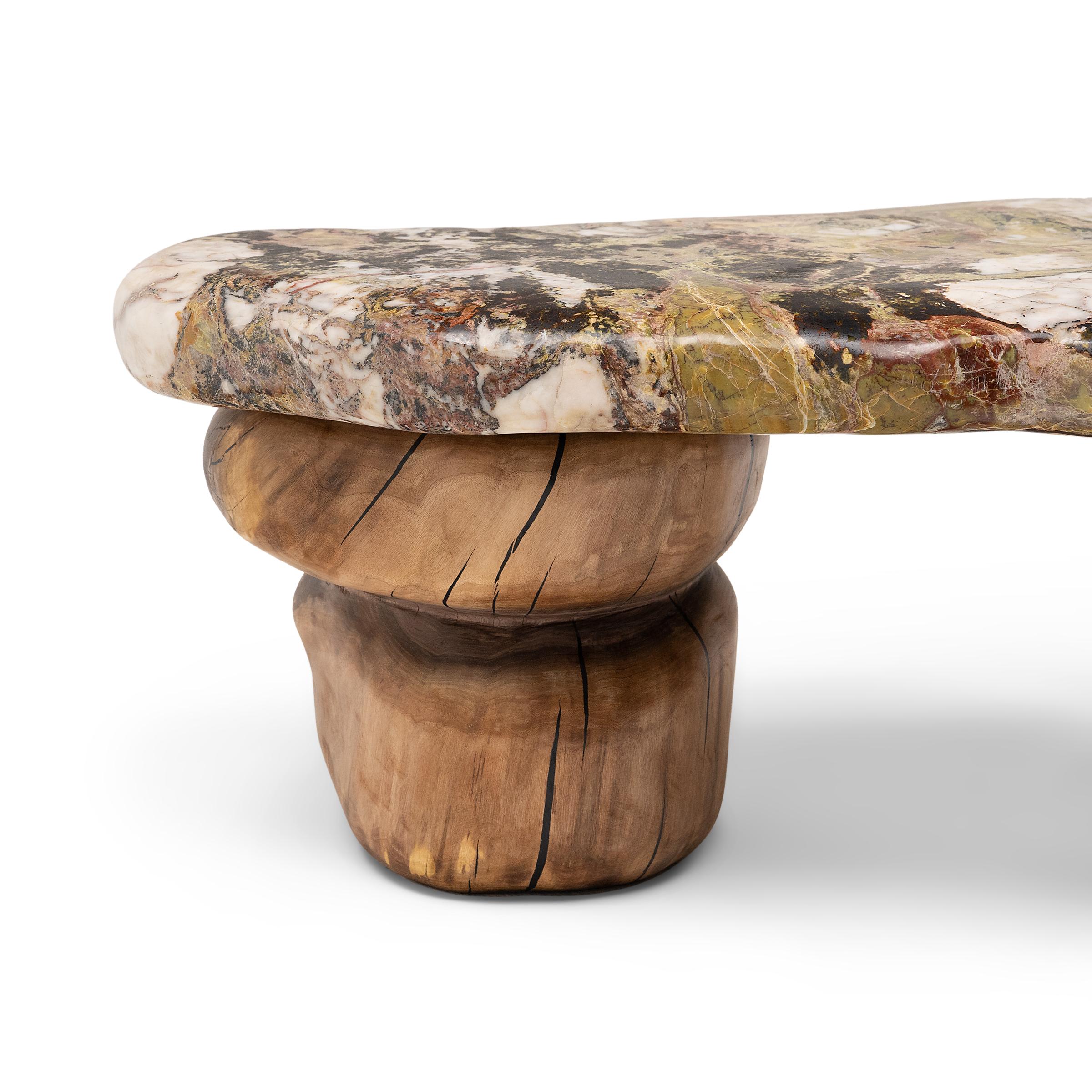 Organic Modern Cairn Stone Coffee Table