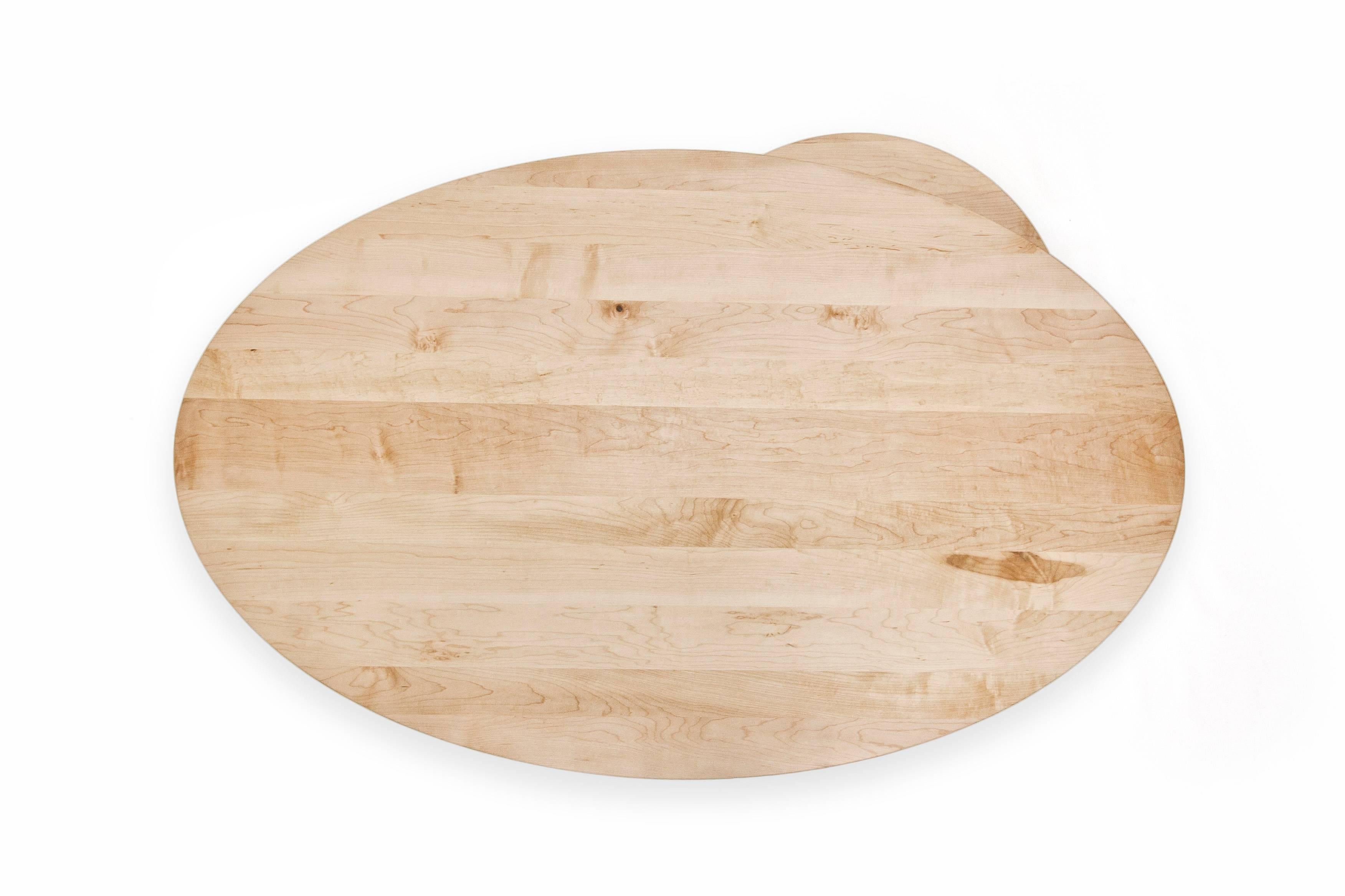 Contemporary Cairn Coffee Table in Oiled Maple by Alvaro Uribe for Wooda For Sale