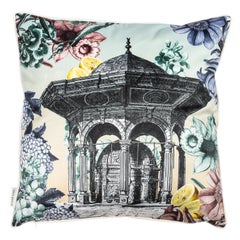 Cairo, Contemporary Velvet Printed Pillow by Vito Nesta