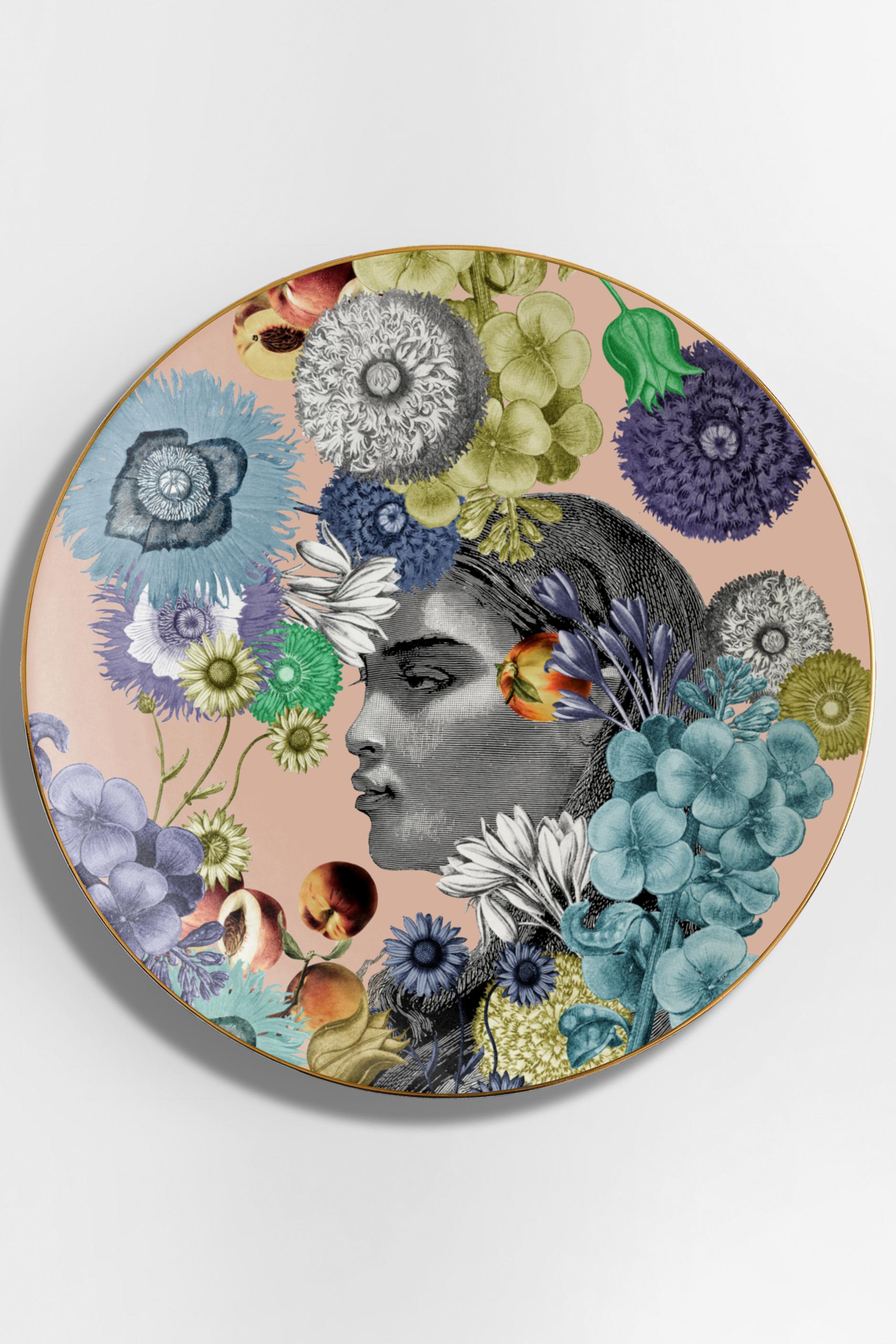 El Cairo, seis fuentes contemporáneas de porcelana con diseño decorativo en Nuevo estado para la venta en Milano, Lombardia
