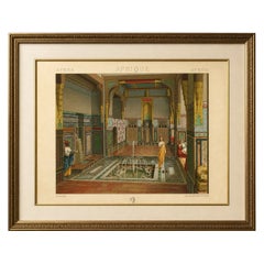 Cairo Summer Salon Interior, Egypt 1888 – Racinet Afrique Print
