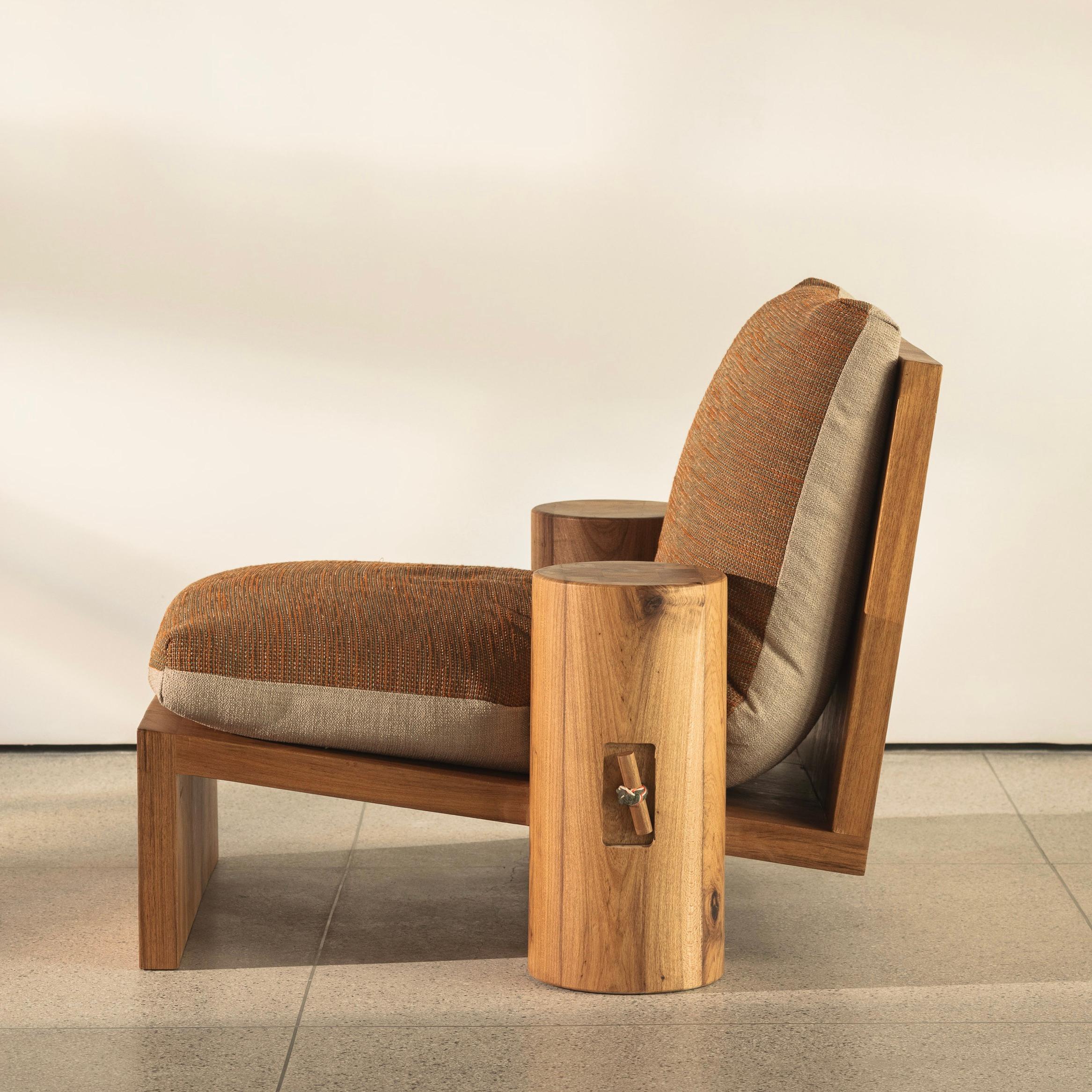 Cais-Sessel von Filipe Ramos für GESTU, Hartholz (Postmoderne) im Angebot