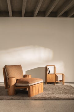 Poltrona Cais di Filipe Ramos per GESTU legno duro