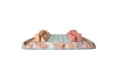 Caissa Concrete Chess Board with Oracle Pattern