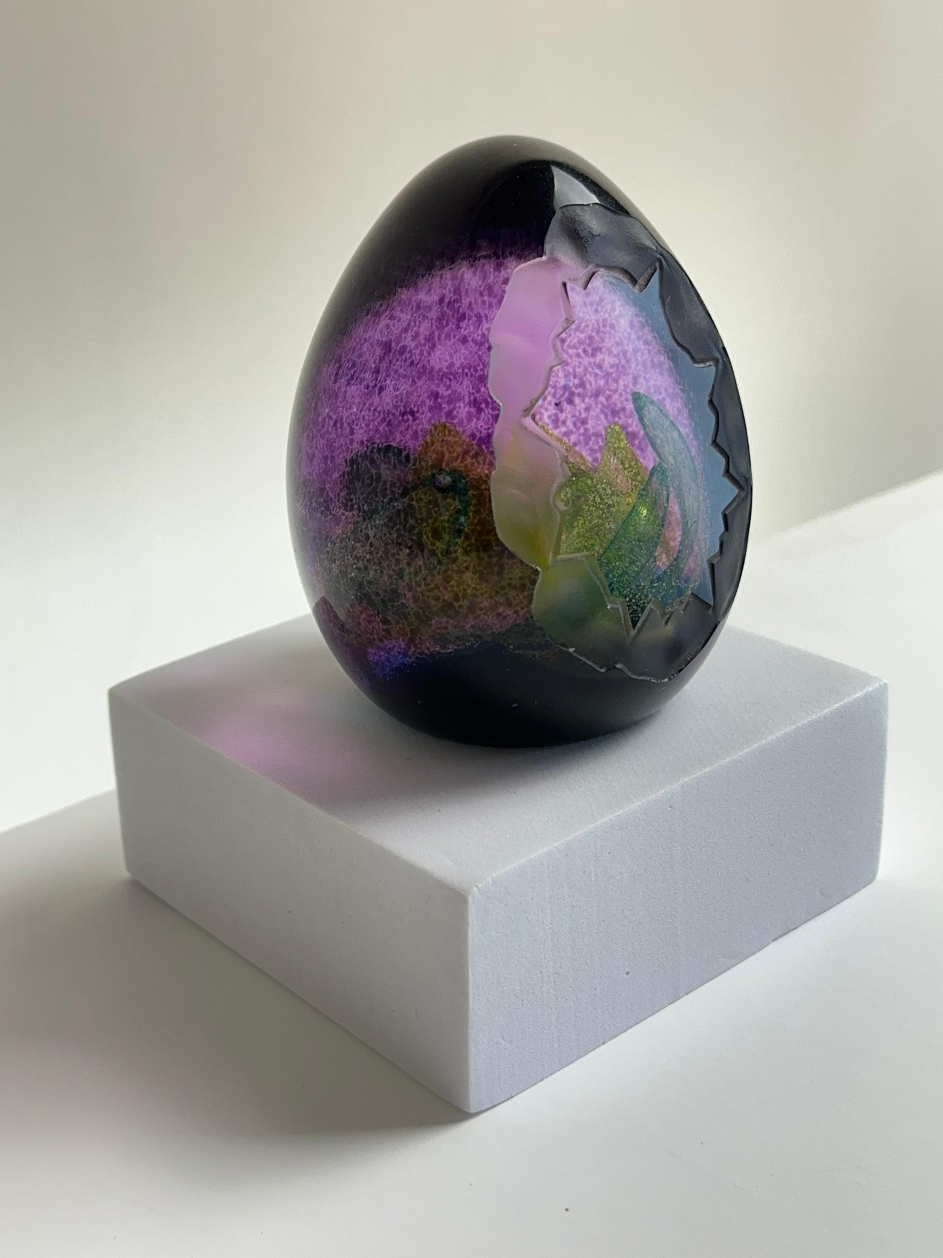 British Caithness ‘Emerald Grotto’ Paperweight by Colin Terris Edition 69/100