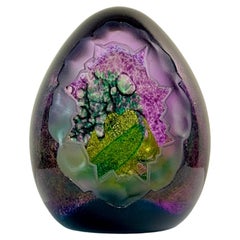 Vintage Caithness ‘Emerald Grotto’ Paperweight by Colin Terris Edition 69/100