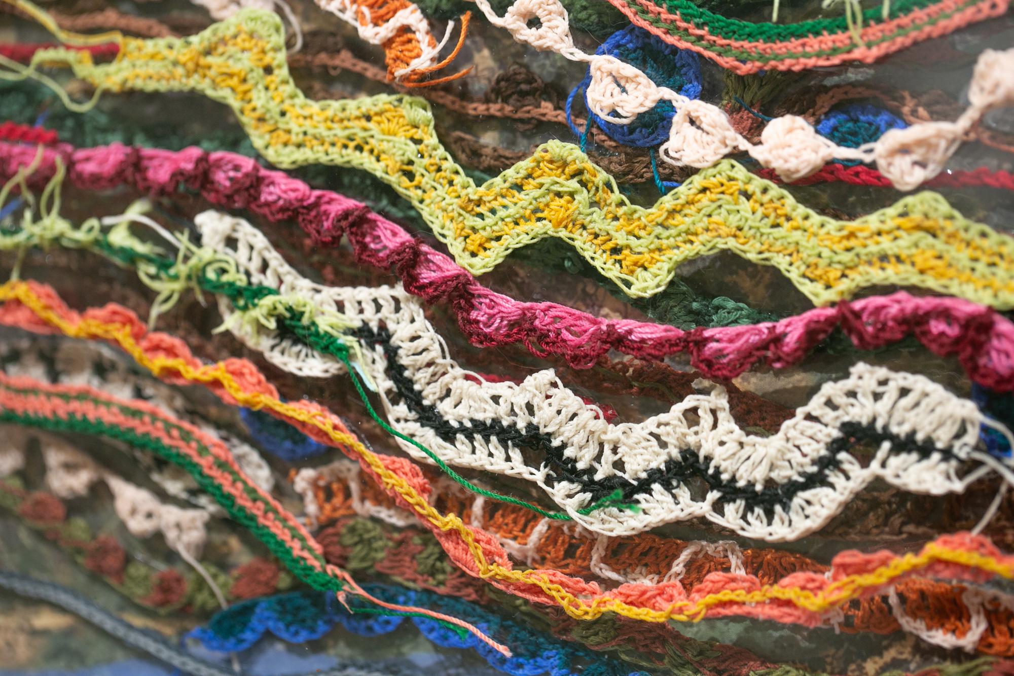 crochet abstract art
