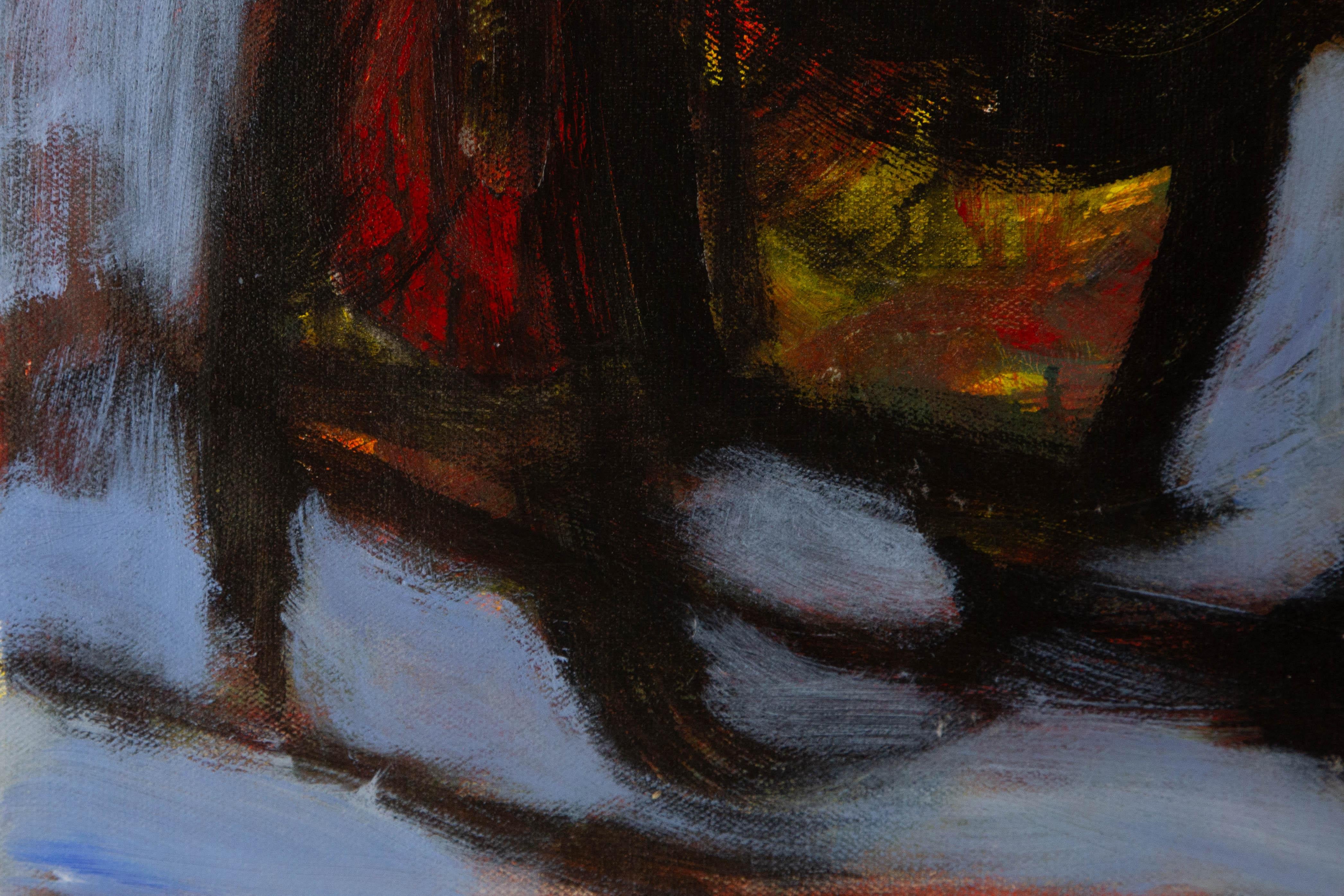 Caizhen Ming Abstrakt Original Öl auf Leinwand 