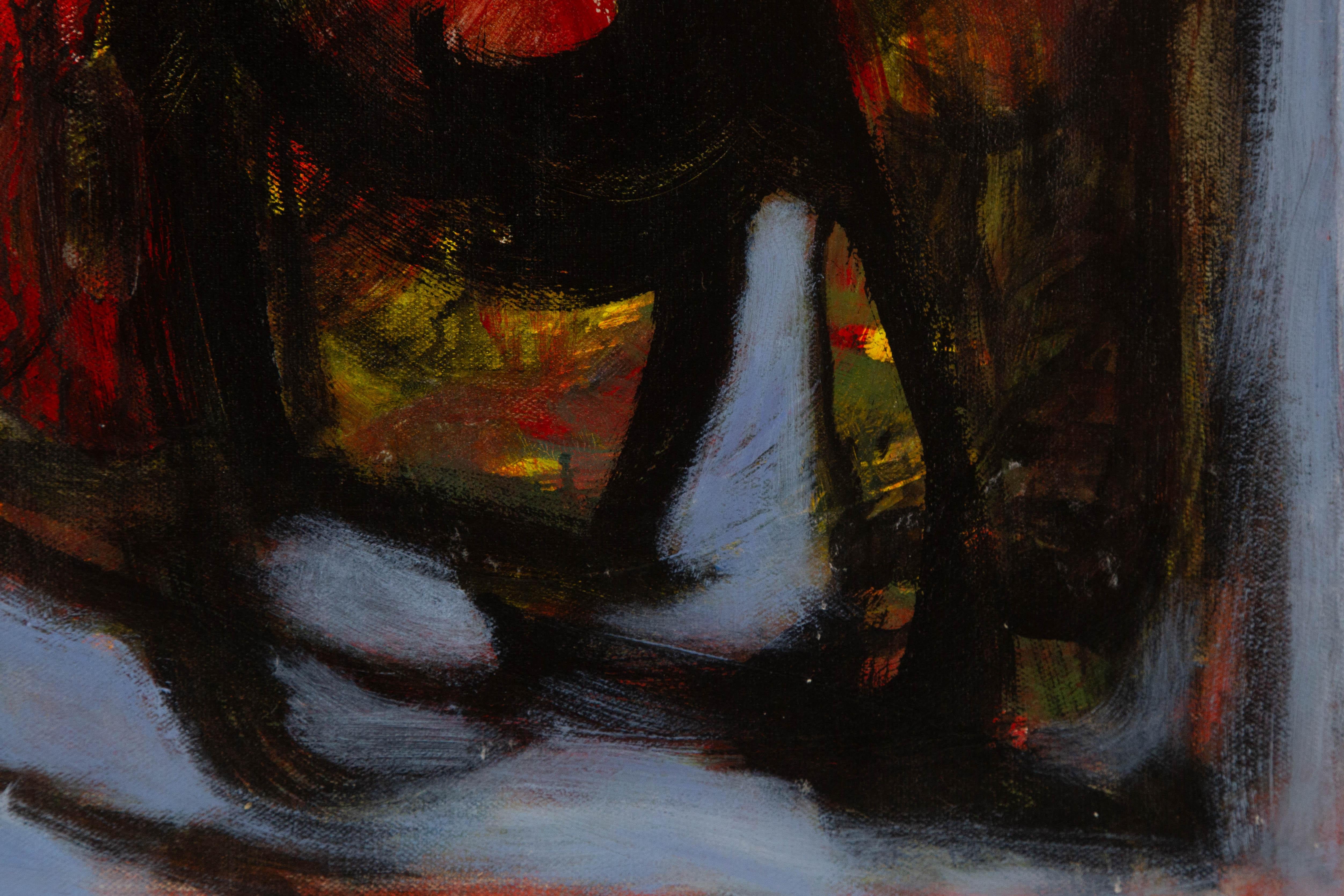 Caizhen Ming Abstrakt Original Öl auf Leinwand 