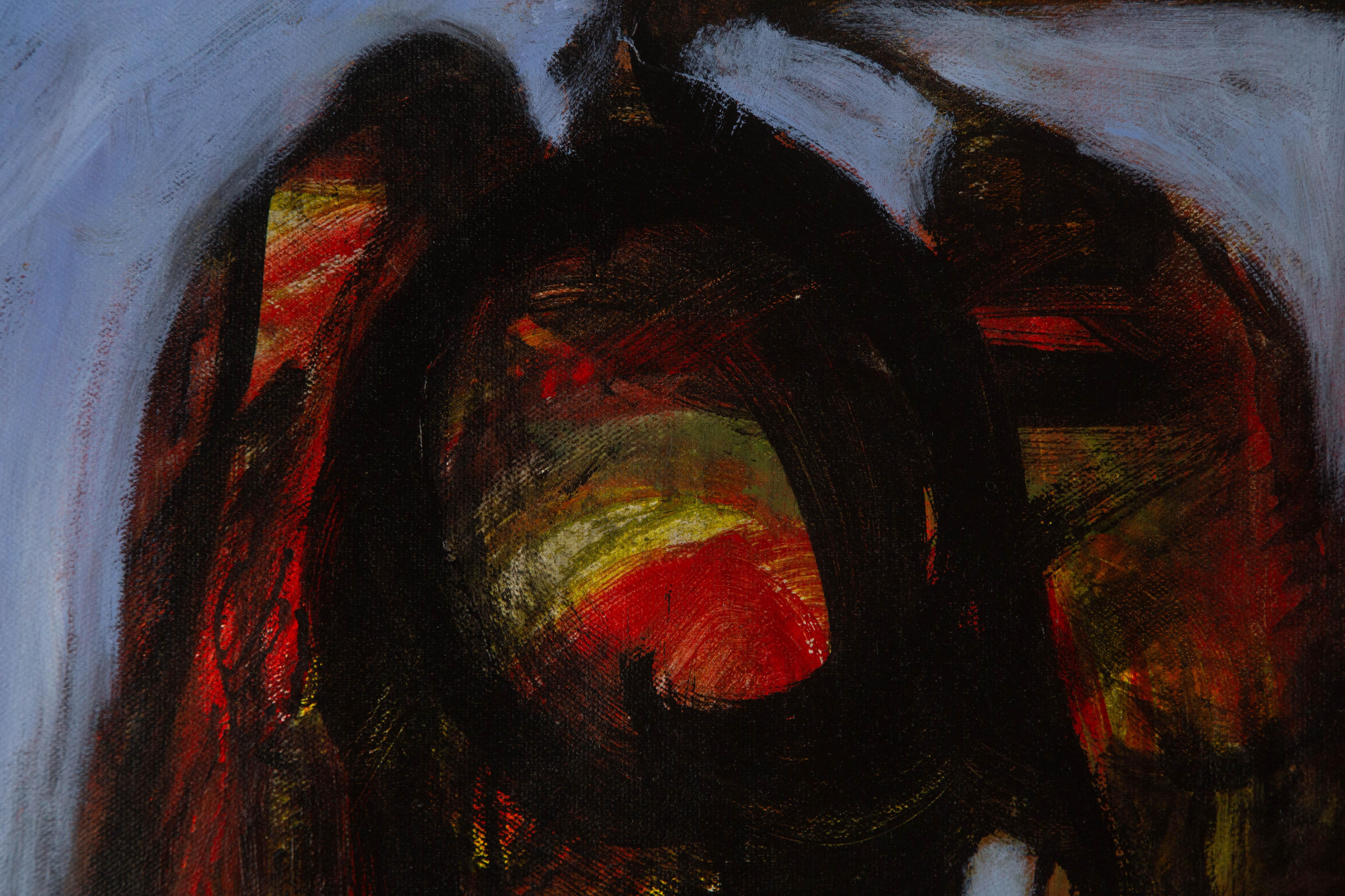 Caizhen Ming Abstrakt Original Öl auf Leinwand 