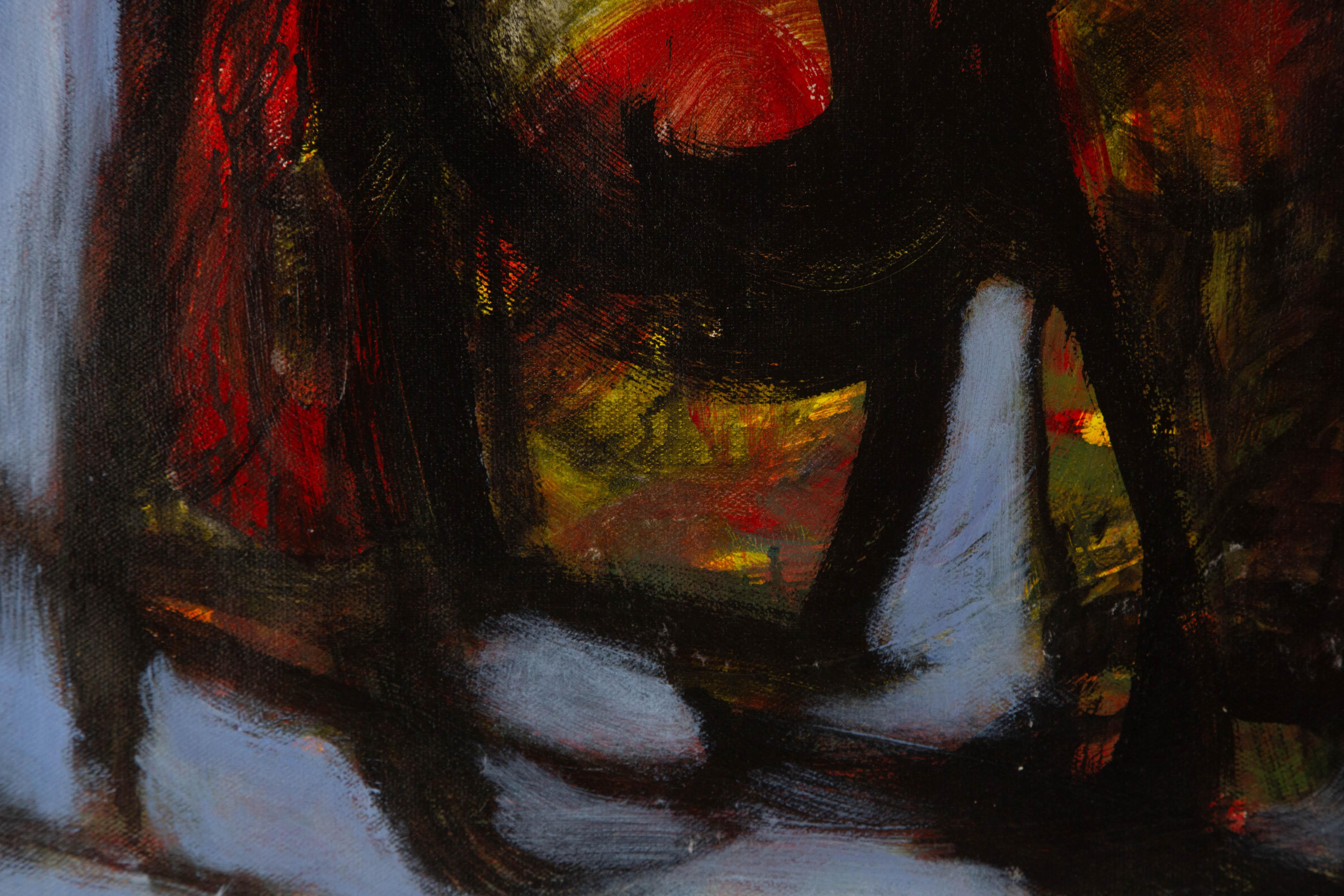 Caizhen Ming Abstrakt Original Öl auf Leinwand 